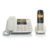 集怡嘉A280数字无绳电话机子母机办公家用无线座机 白色一拖一