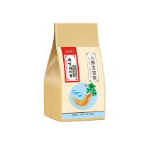 南京同仁堂轩品媛 人参五宝茶 男人茶人参枸杞玛咖黄精桑葚调理养身肾茶熬夜滋补持久组合 150克/袋