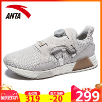 安踏女鞋运动鞋透气2019秋季正品旋转鞋带扣潮流女休闲鞋
