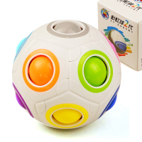 圣手7800A彩虹球魔方 专业异型玩具魔力彩虹球创意足球减压玩具儿童小孩益智玩具
