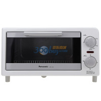 松下电器（Panasonic）家用电烤箱 小型电烤箱 烘焙电烤箱 4段火力 9L容量 NT-GT1