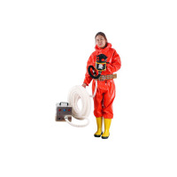 谋福 8552 强制送风呼吸器电动式空气呼吸器 单人长管防毒面具 (送风呼吸器 配30米长管款)