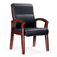 雅宝家具 黑牛皮办公椅 椅子N1107DJ 点睛