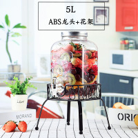 正山 5L透明玻璃瓶 含ABS龙头+铁架