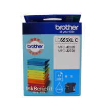 兄弟 LC695XL-C 蓝色墨盒 适用MFC-J2320 MFC-J2720墨盒