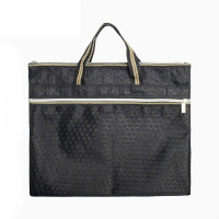 定制款印字A4公文包深蓝色