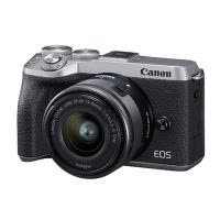 佳能(Canon) EOS M6 Mark II 银色(15-45mm+三脚架)数码微单相机 单镜头套装 约3250万像素