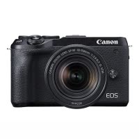 佳能(Canon) EOS M6 Mark II 黑色(18-150mm)数码微单相机 单镜头套装 约3250万像素