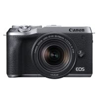 佳能(Canon) EOS M6 Mark II 银色(18-150mm+三脚架)数码微单相机 单镜头套装 约3250万像素