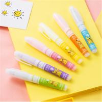 得力(deli) S628彩色荧光笔 水性记号笔手账涂鸦笔 6色/袋 2袋装