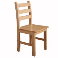 [规格:37CM长*36CM宽*42CM高/87 原木色]实木松木椅子餐椅学生椅子书桌椅家用