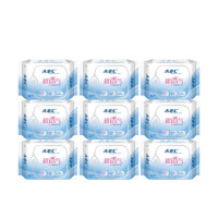 ABC K21护垫卫生巾丝薄棉柔163mm薄荷清凉舒爽防侧漏普通型22片/48包/箱 单箱装