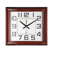 北极星(POLARIS)7145挂钟 16英寸时尚创意挂表 棕色