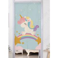 卡通动漫门帘 卡通儿童房布艺门帘家用隔断帘卧室布帘卫生间厕所半帘