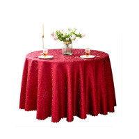 飛拓(FLYTOP) DT 酒红色大圆桌桌布 86643