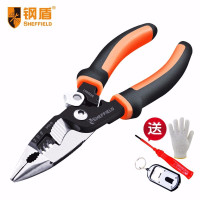 钢盾(SHEFFIELD)多功能尖嘴钳 8寸五合1拨线钳 全长210mm
