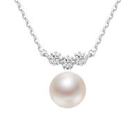 京润珍珠 洛可可 秘密花园系列银S925淡水珍珠吊链珠宝宠自己送妈妈