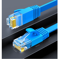 六类网线 CAT6类千兆扁平电脑网络跳线 成品网线 蓝色5米SZ-605BE