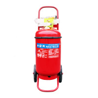洪湖 ABC30 推车式干粉灭火器 仓库工厂医院防护罩用30公斤灭火器消防器材