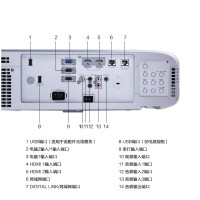 松下(Panasonic)PT-FX600C 办公工程投影仪 6000流明