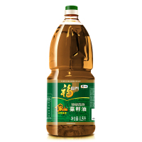 福临门 家香味浓香非转基因压榨菜籽油1.5L (6瓶为一箱,20箱起拍,不足量不发货)