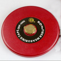 测量卷尺纤维皮卷尺软皮尺土地测量30米 BH