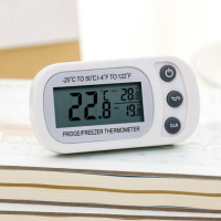 家用冰箱温度计 高精度 市冷柜冰柜冻库保温箱磁铁霜冻警报鱼缸温度计