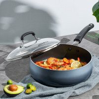 爱仕达（ASD）炒锅 不粘平底煎锅家用珐琅炒菜锅 明火专用 JL26T4WG 26cm