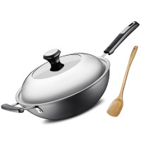 爱仕达(ASD)炒锅 油你控硬氧新不粘炒锅不沾锅少油烟炒锅电磁炉通用32CM CL32Y5WT-C 32cm