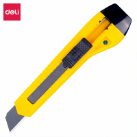 得力 美工刀(蓝色) 2061 大号美工刀切纸刀手工裁纸刀墙纸刀裁剪桌面办公用品(240把起订,低于起订量不发货)