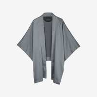 青色 芙渠 100%桑蚕丝女式家居上衣深灰