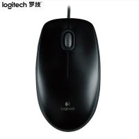 M100R 罗技有线鼠标黑色