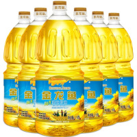 金龙鱼 阳光葵花籽油1.8L桶装粮油葵花油食用油植物油油食用粮油 1.8L*6桶