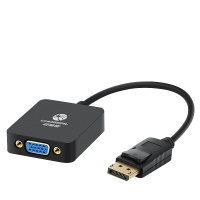 QD6332 DP转VGA高清转接线 DP接口笔记本电脑接显示器 雷电接口笔记本电脑投影仪接线器