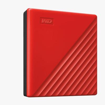 西部数据(WD)2TB USB3.0移动硬盘My Passport随行版 2.5英寸 红色WDBYVG0020BRD