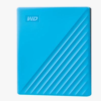 西部数据(WD)2TB USB3.0移动硬盘My Passport随行版 2.5英寸 蓝色WDBYVG0020BBL