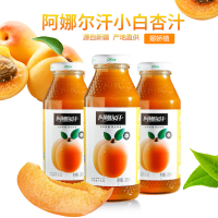 阿娜尔汗新疆特产小白杏果汁果味饮料260mL瓶装饮品