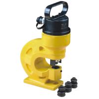 AT 槽钢冲孔机CH-60液压角铁铜排冲孔器开孔器电动手动打孔机器 配套380V电动泵