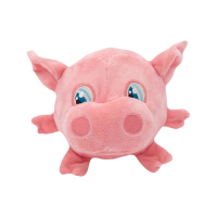 灵动创想BOUNCING 弹跳球发声公仔动物毛绒玩偶弹力球-嘟嘟猪30932