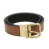 COACH 蔻驰 奢侈品欧美时尚男士深棕色皮革腰带皮带 F12189 FD2