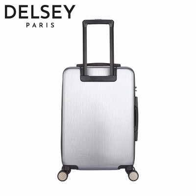 DELSEY 法国大使 拉杆箱万向轮行李箱 45880511 男女旅行箱时尚密码箱22英寸 灰色