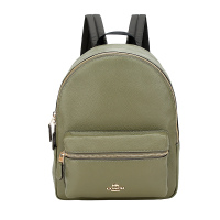 COACH 蔻驰 奢侈品 欧美时尚女士绿色皮革双肩包 F30550 IMMGR