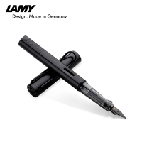 凌美(LAMY)恒星系列 EF尖纯黑色墨水笔钢笔 单支装