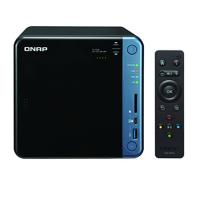 威联通/QNAP TS-453B 4盘位万兆企业级NAS网络存储器服务器+32寸显示器+WD40EFRX 4T红盘*4