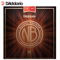 达达里奥(D'Addario)NB1356碳素钢弦镍青铜民谣吉他弦原声木吉他琴弦美国原装进口套弦 中细款