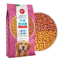 顽皮双拼狗粮10斤装通用型 5kg成犬幼犬泰迪金毛泪痕训犬专用狗粮