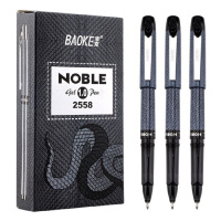 宝克(BAOKE) PC2558 大容量中性笔 1.0mm 12支/盒 黑色