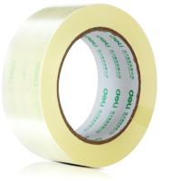 得力(deli)透明封箱胶带打包胶带 48mm*100y*50um(91.4m/卷) 6卷/筒 30205