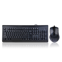 KB-N8500 有线鼠标键盘套装 有线键盘鼠标套装 有线键鼠套装 电脑键盘 黑色