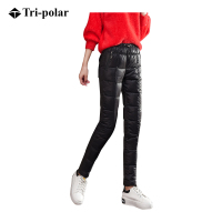 三极户外(Tripolar) TP1630 滑雪羽绒裤修身双面加厚羽绒裤女外穿保暖滑雪裤高腰运动休闲裤